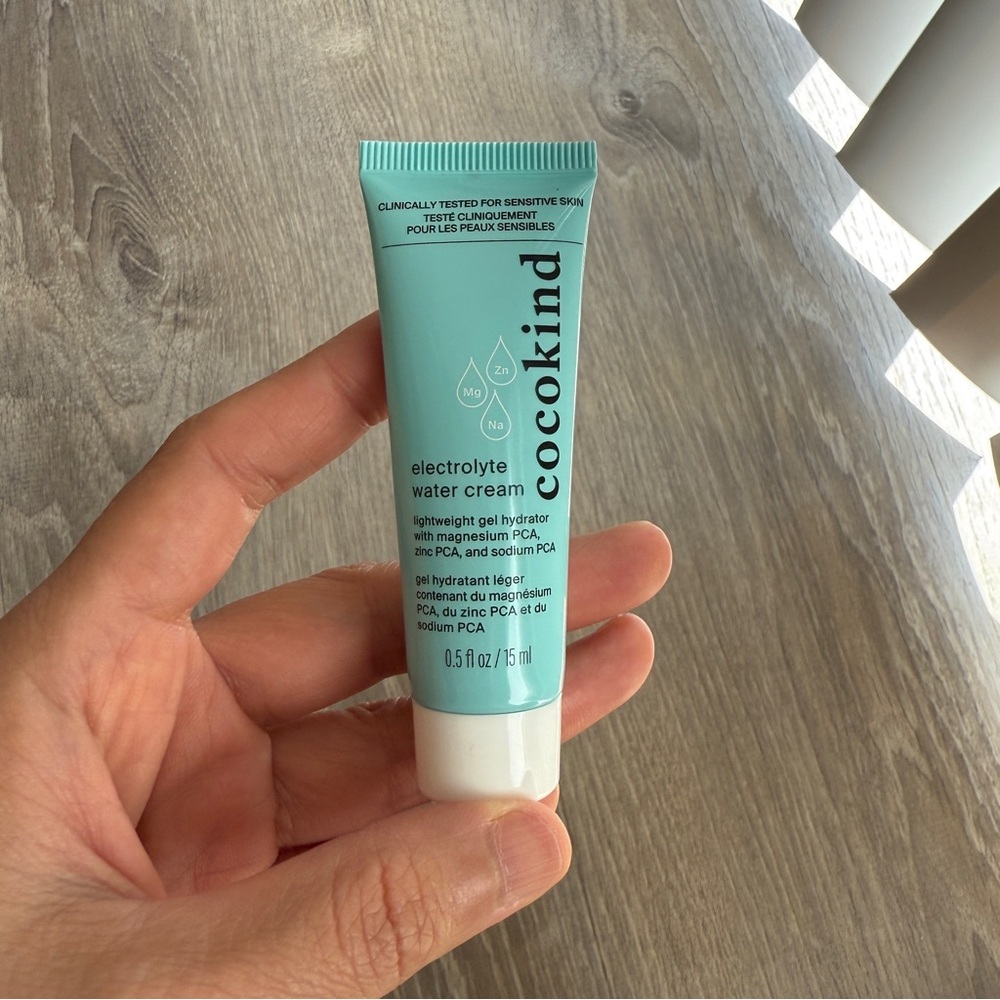 cocokind Electrolyte Water Cream travel size 15ml